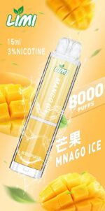LIMI 8000口發光拋棄式 大煙量長續航 可批發 多口味一次性電子煙