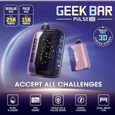 GEEK BAR Pulse X 25000 口拋棄式電子菸 拋棄式電子煙 產品實拍 3