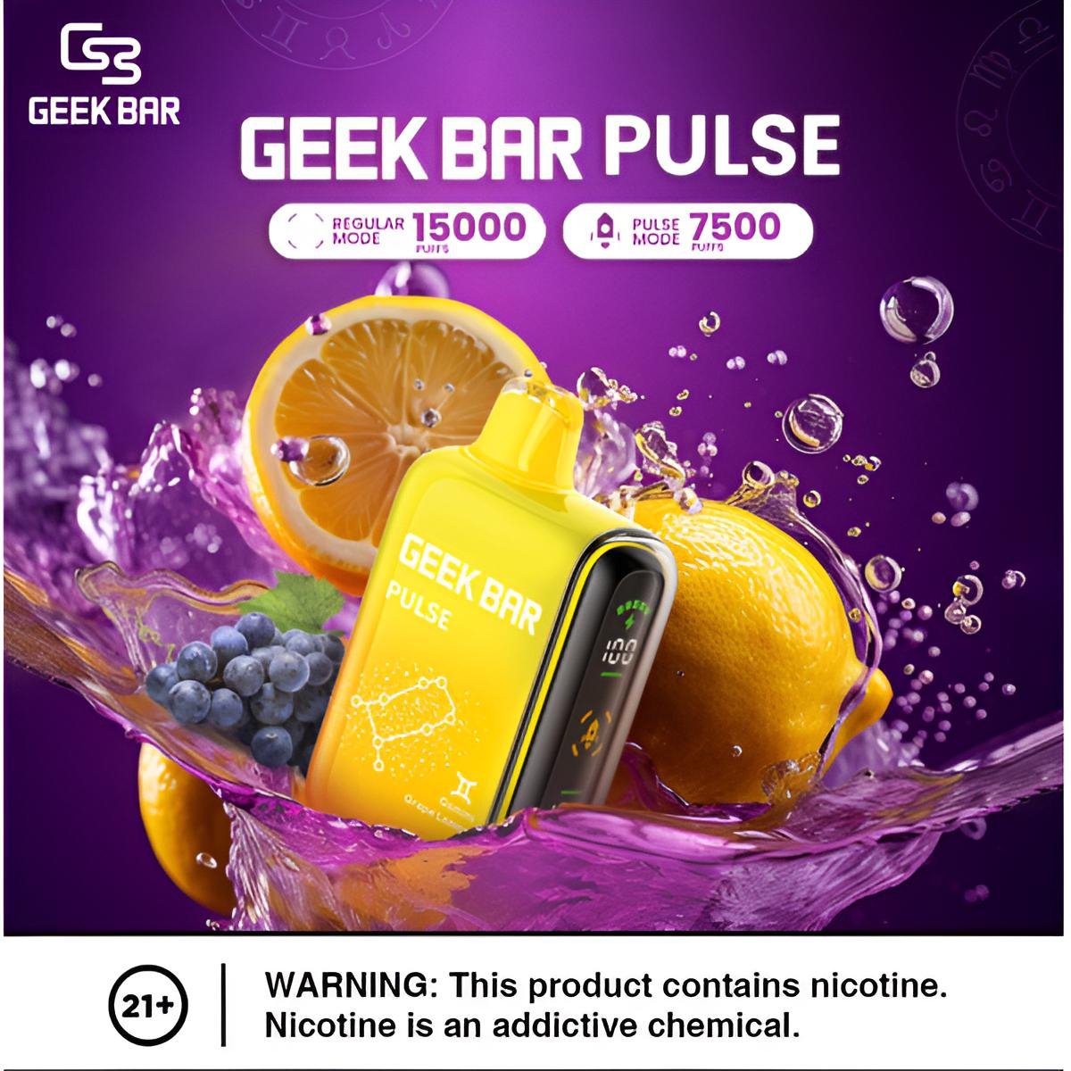 goods_sub_thumb_1197_600_600.jpeg Geek Bar Pulse 15000 一次性電子煙評測 功能 規格 口味與使用體驗全面解析