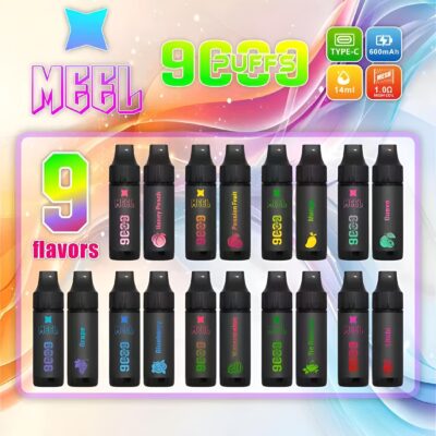 MEEL 9000 Puffs 一次性電子煙 高性能長續航多口味拋棄式 台灣現貨