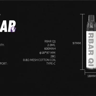 FITPOD RBAR Q1 主機 換彈式電子煙主機 產品實拍 3 FITPOD RBAR Q1 主機 換彈式電子煙主機 產品實拍 3